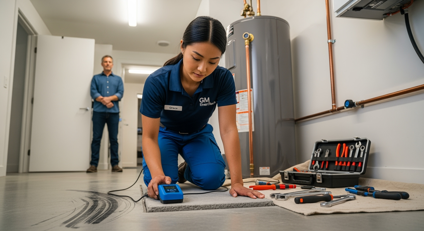 Professional plumber from GM EnerTech in Aquebogue