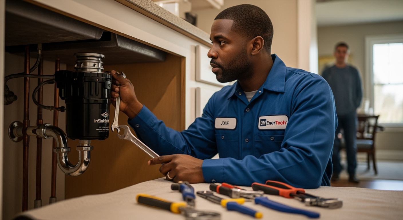 Professional plumber from GM EnerTech in Baiting Hollow