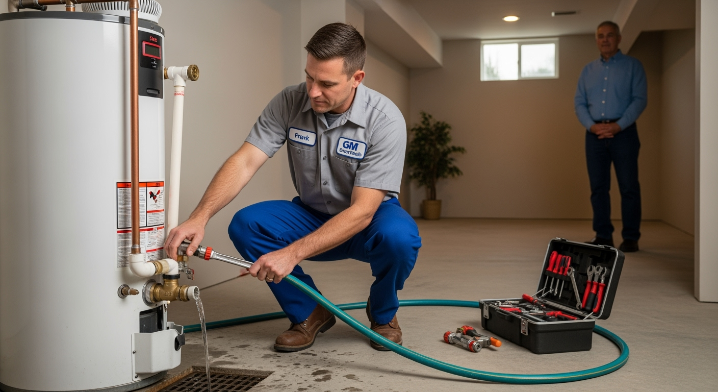 Professional plumber from GM EnerTech in Bellmore