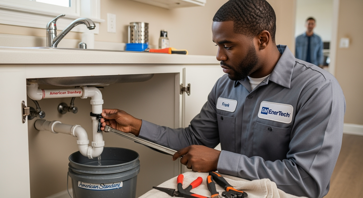 Professional plumber from GM EnerTech in Bohemia
