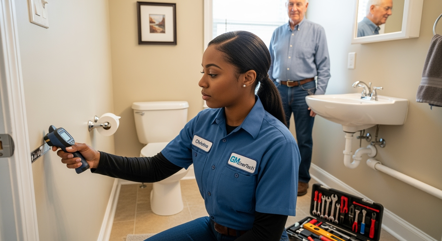Professional plumber from GM EnerTech in Centereach