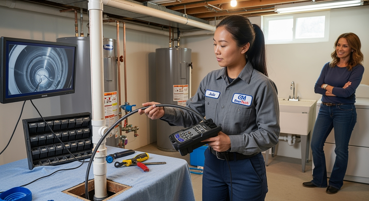 Professional plumber from GM EnerTech in East Quogue