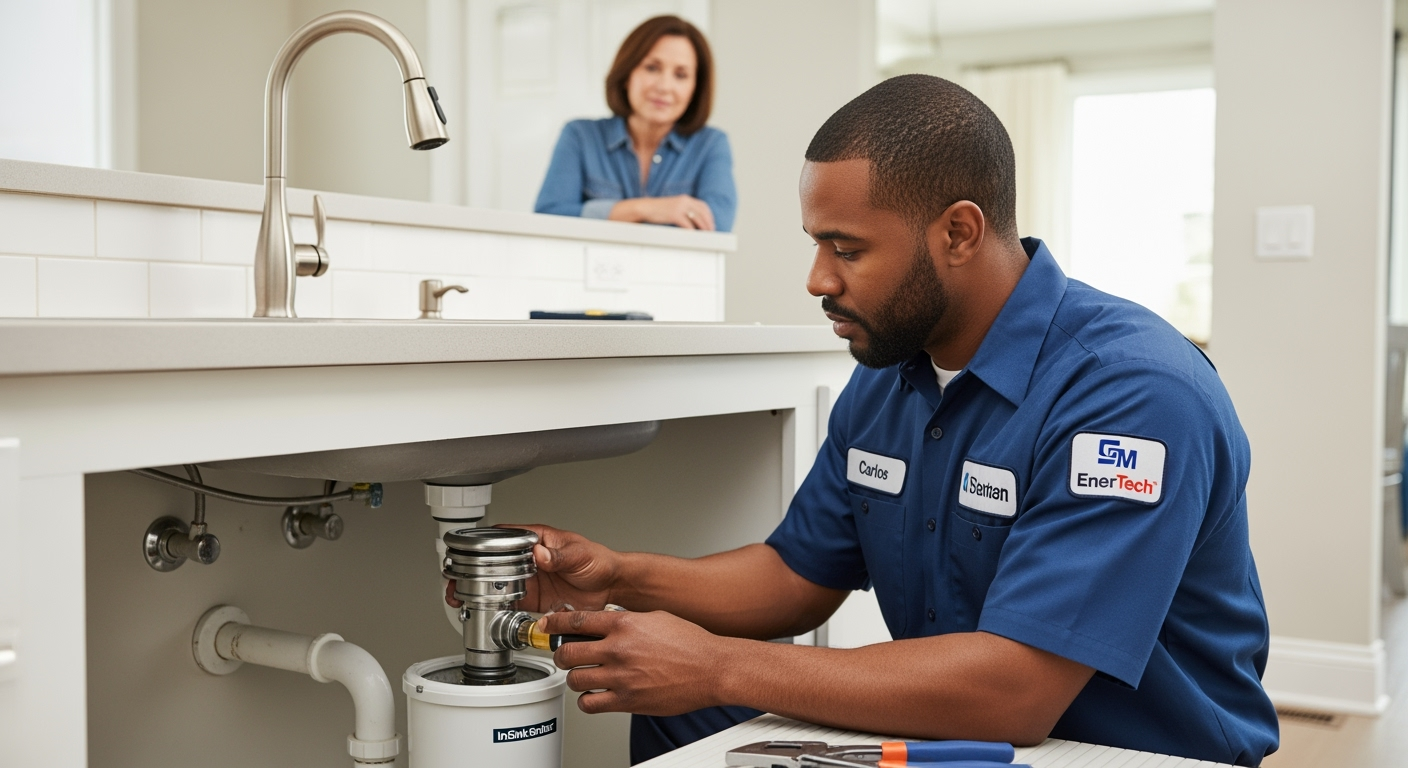 Professional plumber from GM EnerTech in Franklin Square