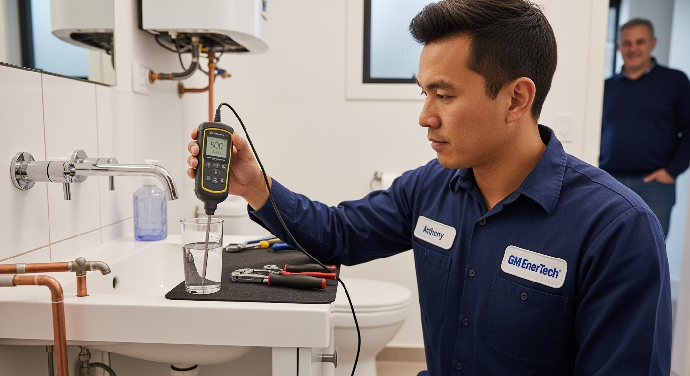 Professional plumber from GM EnerTech in Glenwood Landing