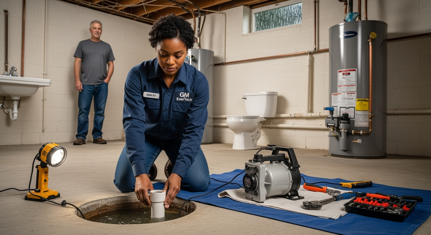 Professional plumber from GM EnerTech in Lynbrook