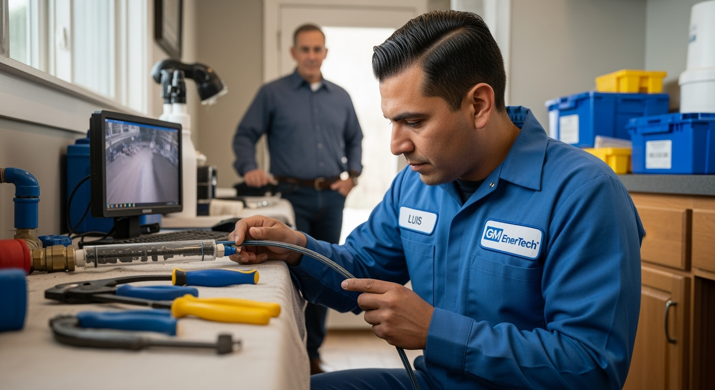 Professional plumber from GM EnerTech in Massapequa