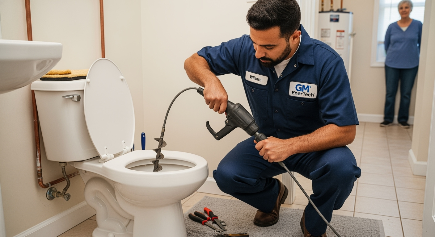 Professional plumber from GM EnerTech in Mill Neck