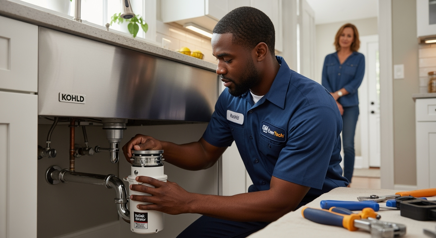 Professional plumber from GM EnerTech in Muttontown