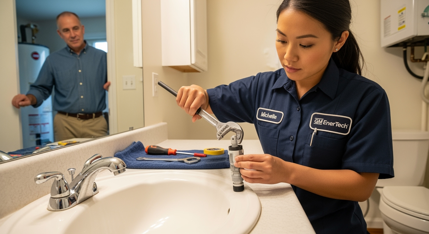 Professional plumber from GM EnerTech in Nesconset
