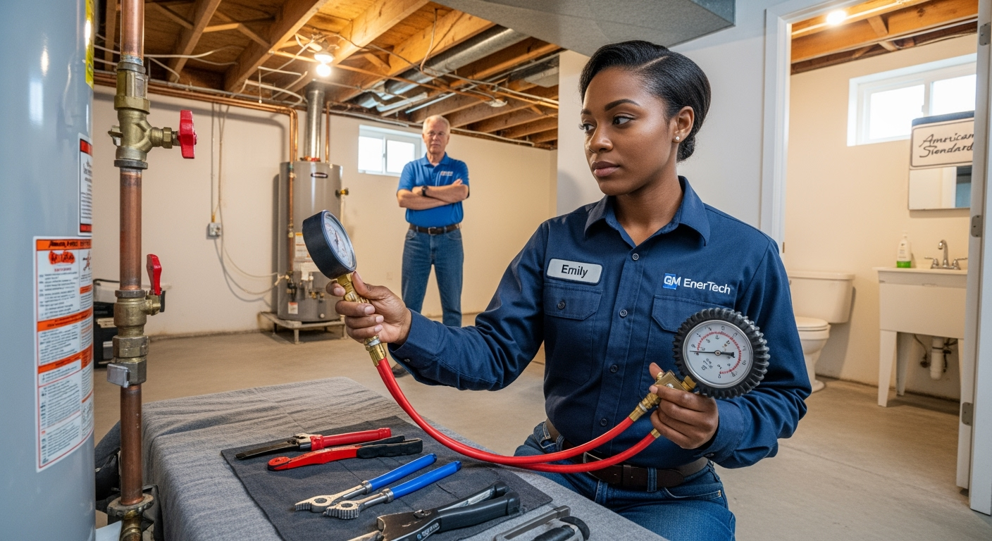 Professional plumber from GM EnerTech in Patchogue