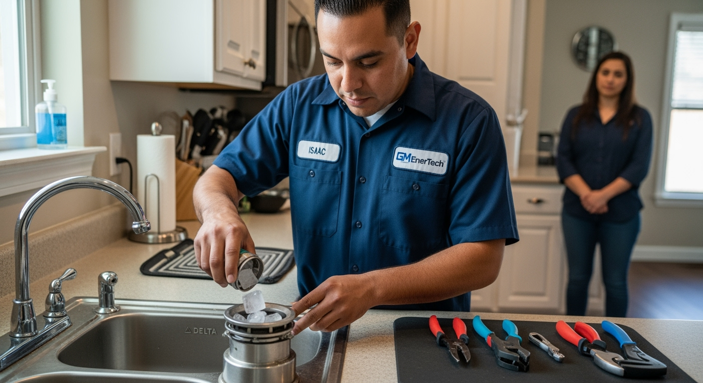 Professional plumber from GM EnerTech in Plainview
