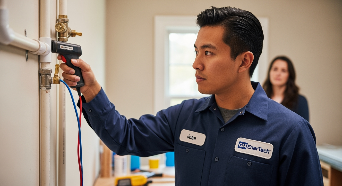 Professional plumber from GM EnerTech in Sag Harbor