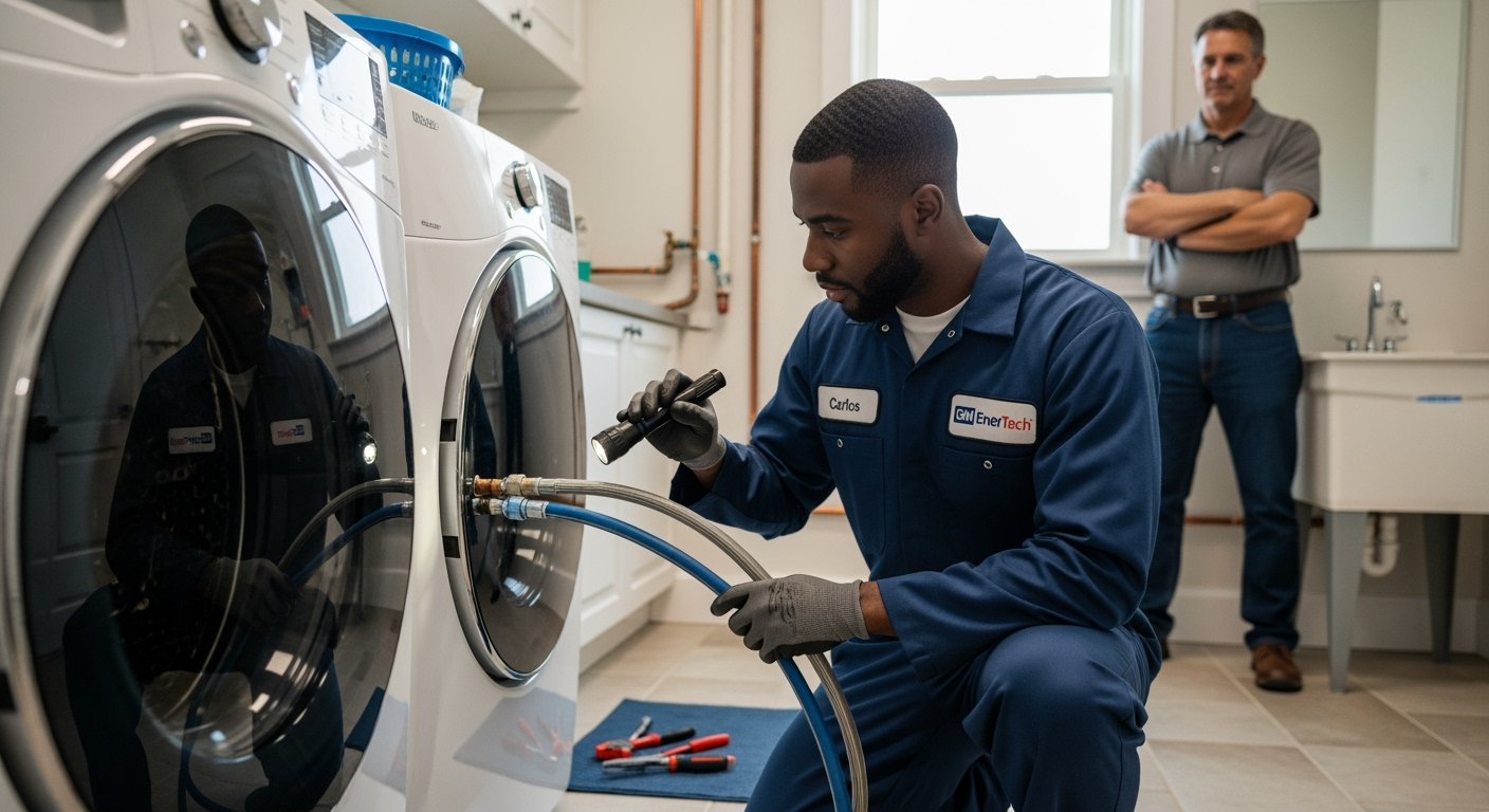 Professional plumber from GM EnerTech in Sagaponack