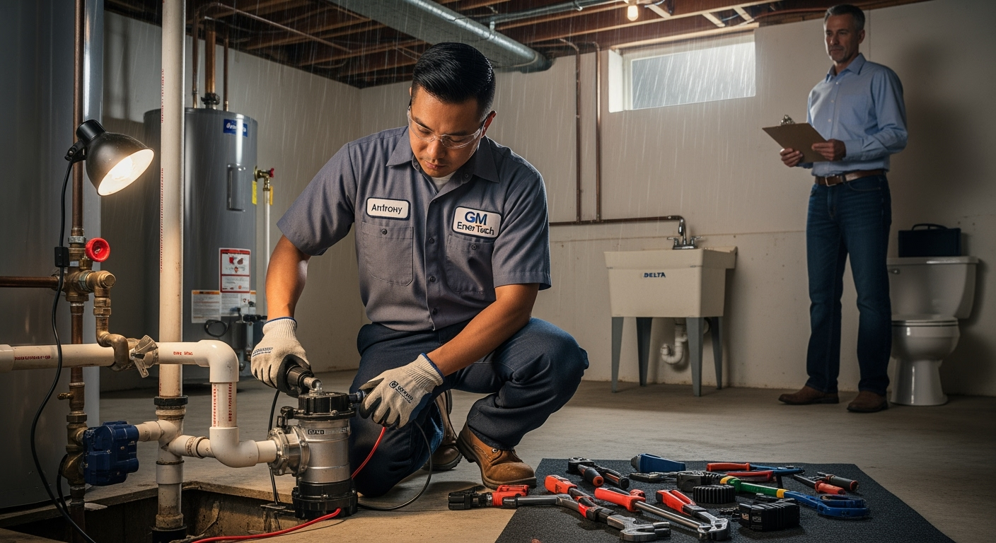 Professional plumber from GM EnerTech in Sayville