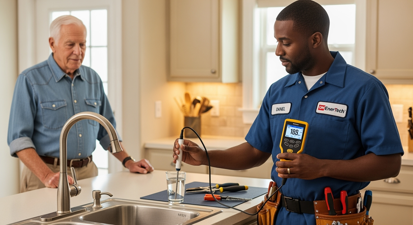 Professional plumber from GM EnerTech in Seaford