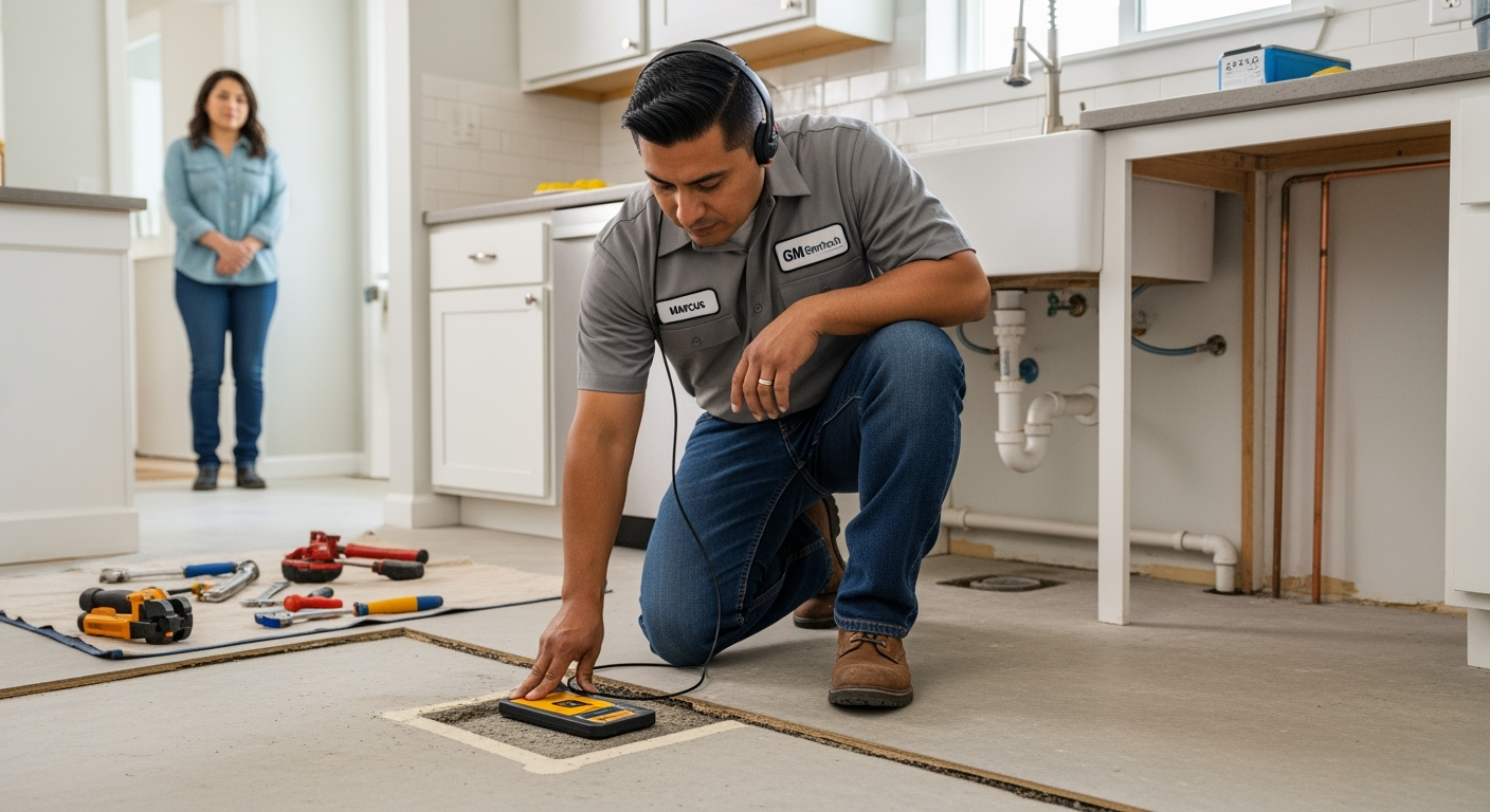 Professional plumber from GM EnerTech in Springs