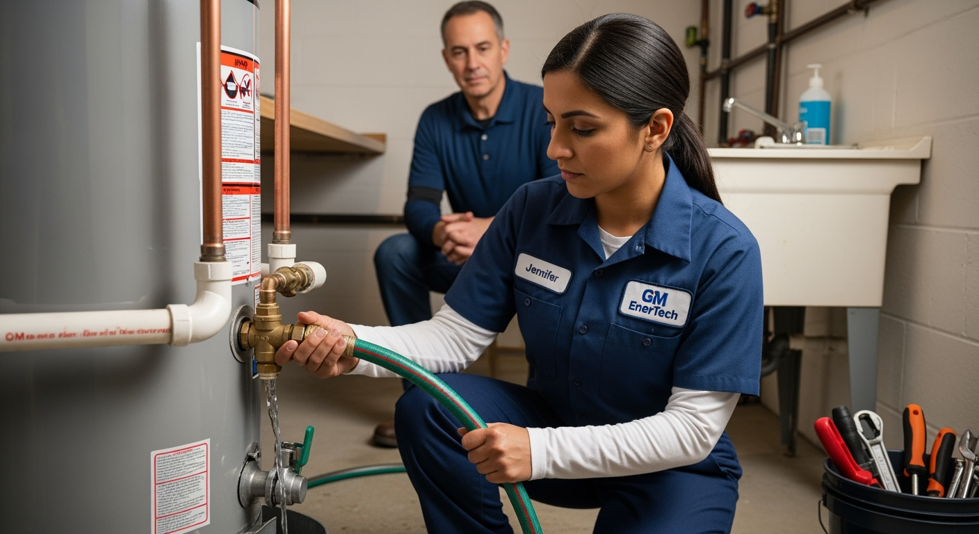 Professional plumber from GM EnerTech in Wading River